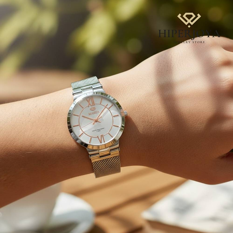 Reloj para mujer de acero  2