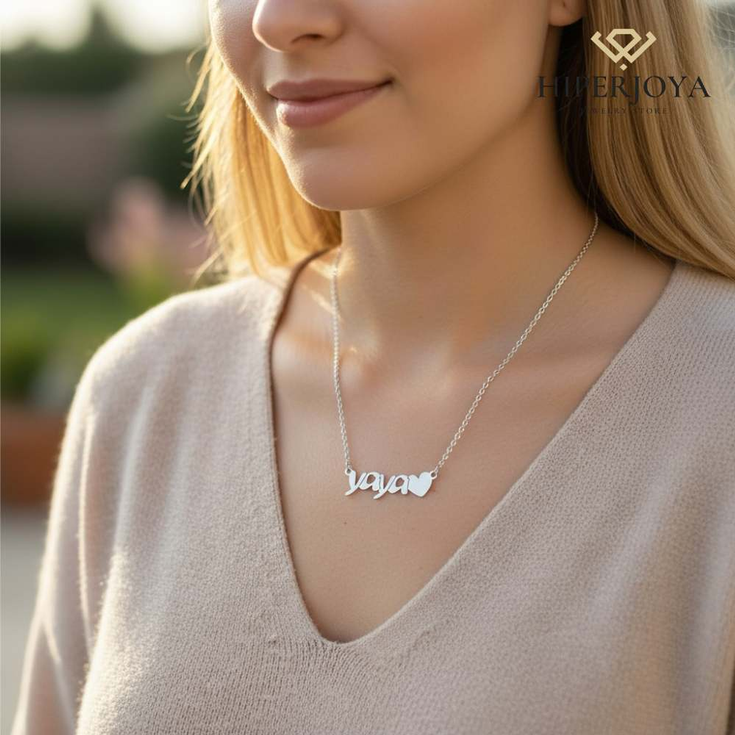 Colgante personalizado yaya plata 2