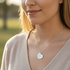 Colgante personalizado te quiero mamá plata