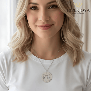 Gargantilla personalizada nombres de mascotas plata