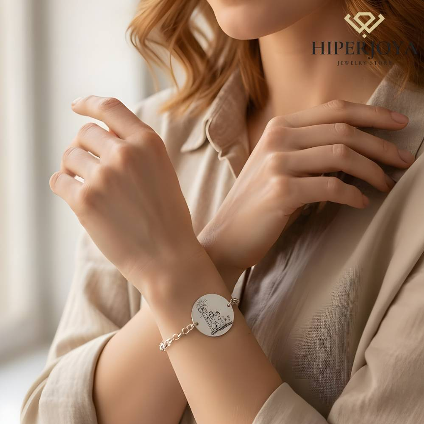 Pulsera familiar plata 3