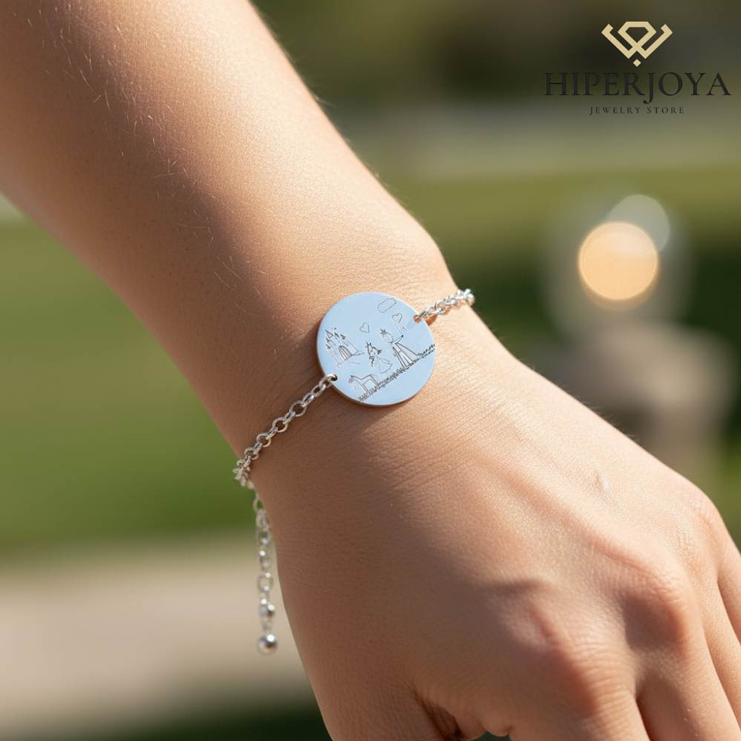 Pulsera familiar plata 6