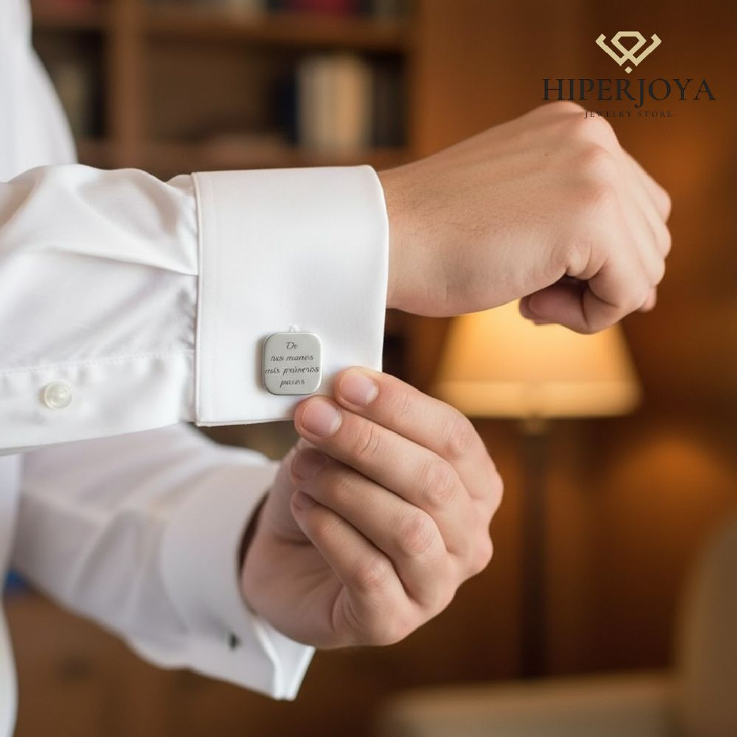 Gemelos personalizados leyenda plata 2