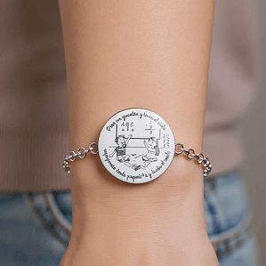 Pulsera personalizada de niños plata