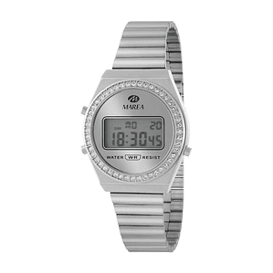 Reloj digital con circonitas 