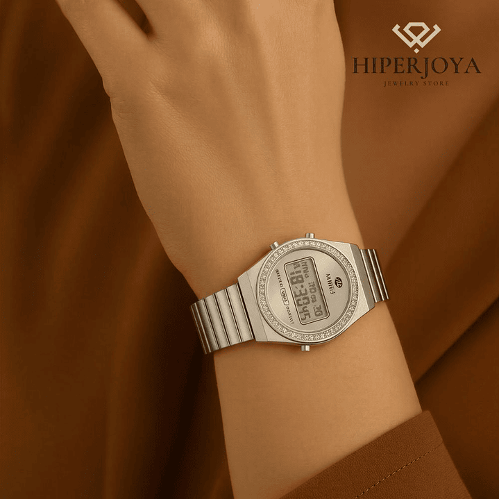 Reloj digital con circonitas  2