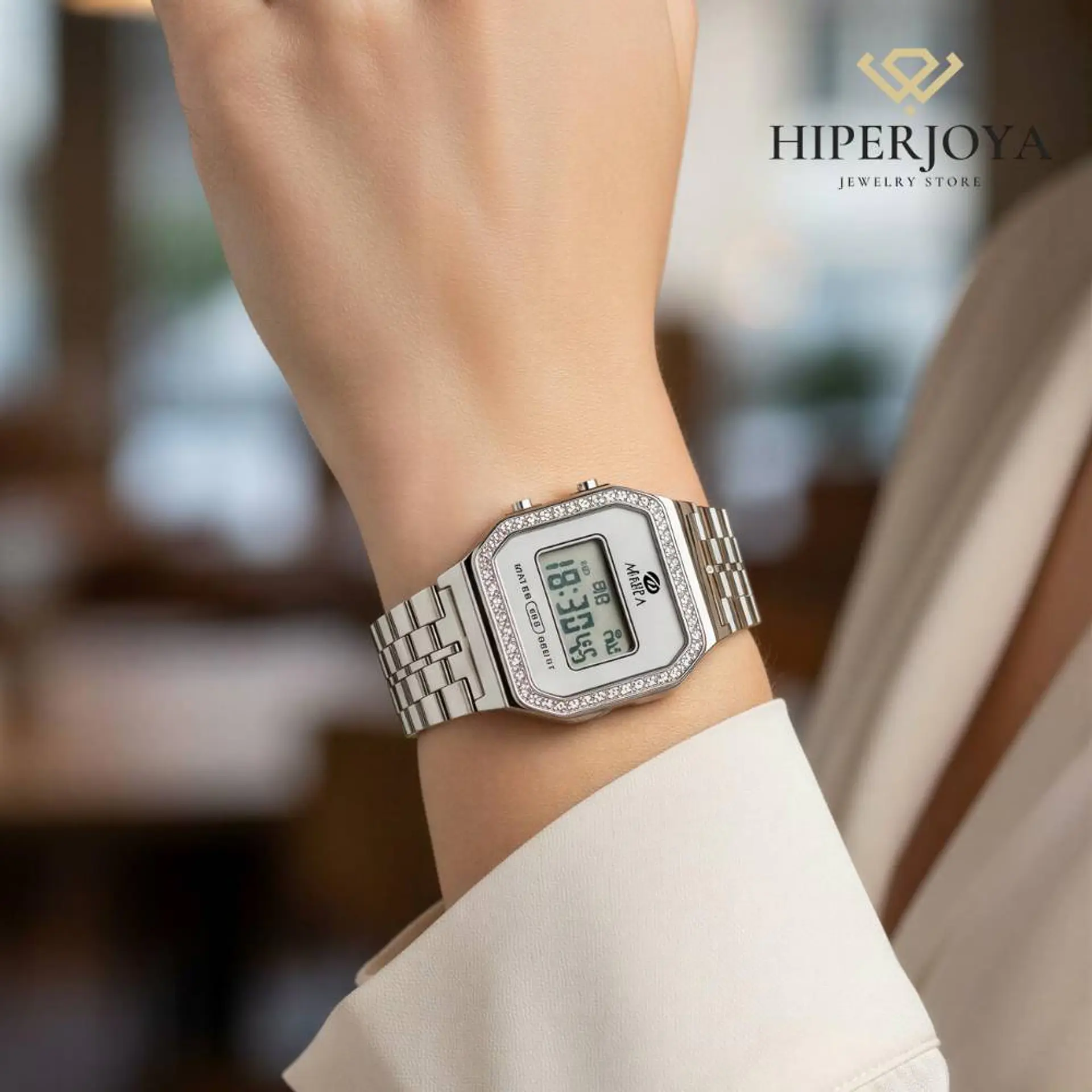 Reloj de mujer plateado  2