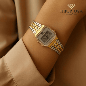 Reloj de mujer bicolor 