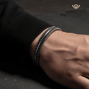 Brazalete de caballero de acero 