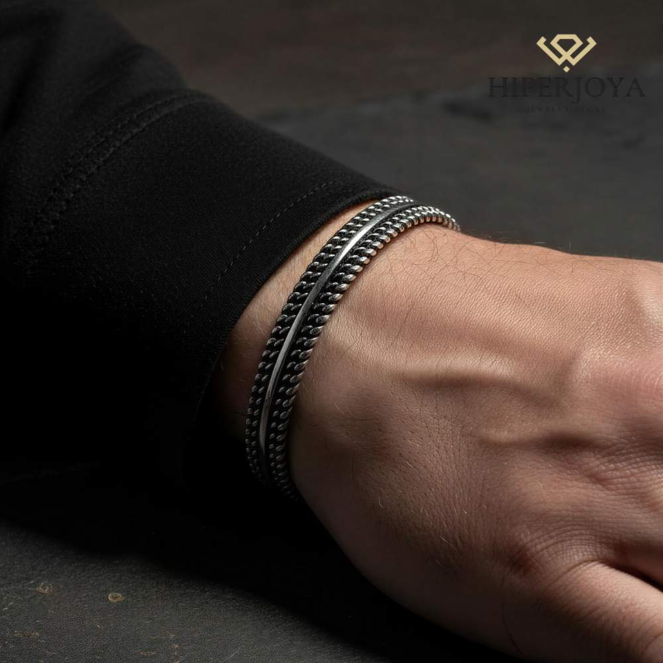 Brazalete de caballero de acero  2