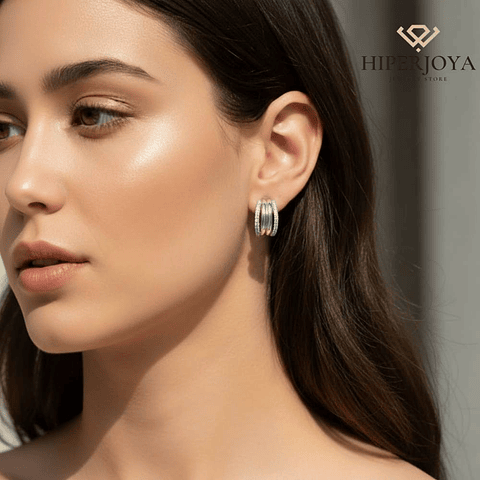 Pendientes plata de ley 