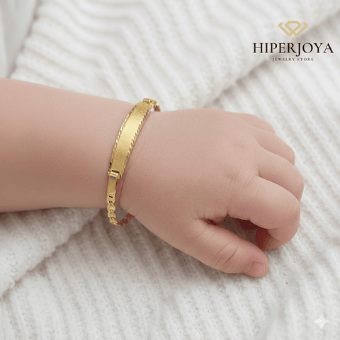 Esclava tallada Oro 18k