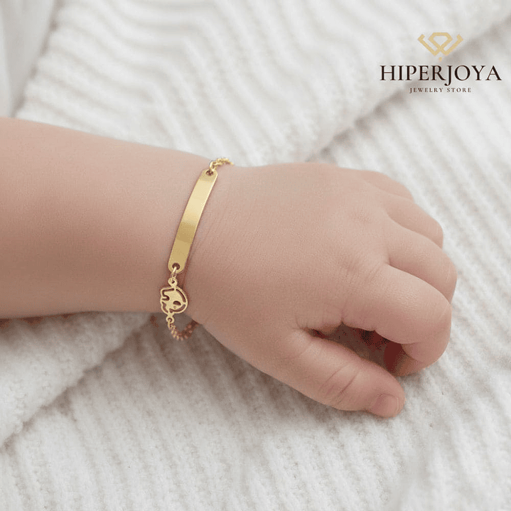 Esclava de elefante Oro 18k  2