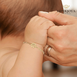 Esclava cartier árbol de vida Oro 18k 