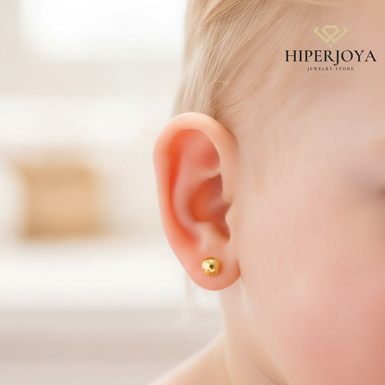 Pendientes pequeños Oro 18k 1