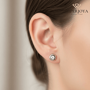 Pendientes de Oro con diamantes