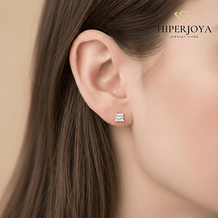 Pendientes con Oro blanco