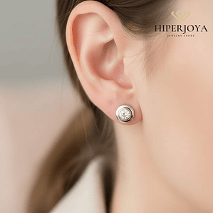 Pendientes de Oro blanco