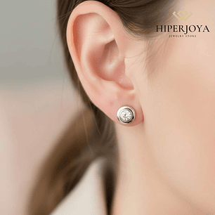 Pendientes de Oro blanco