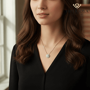 Colgante de Oro blanco