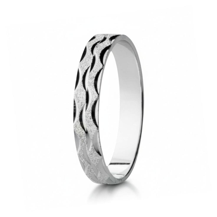 Alianza de plata con diseño  2