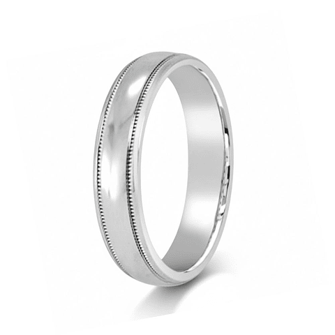 Alianza de plata brillo 