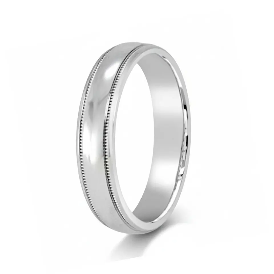 Alianza de plata brillo  1