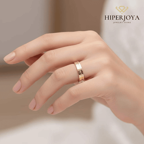 Alianza de Oro amarillo 4.5 mm