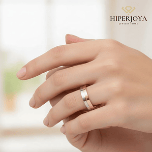 Alianza combinada Oro 4 mm