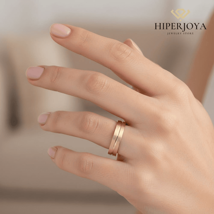 Alianza de Oro 4 mm 2