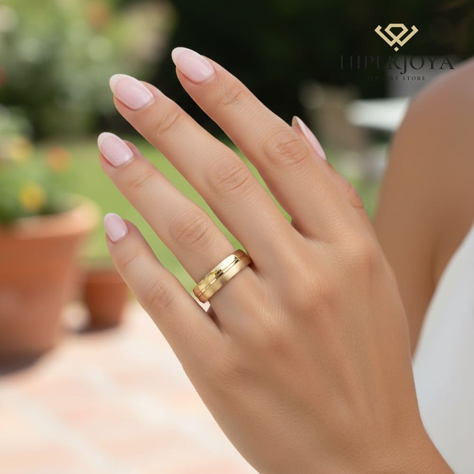 Alianza de Oro 4 mm 1