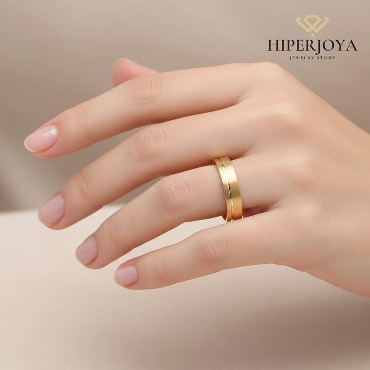 Alianza de Oro 4 mm 2