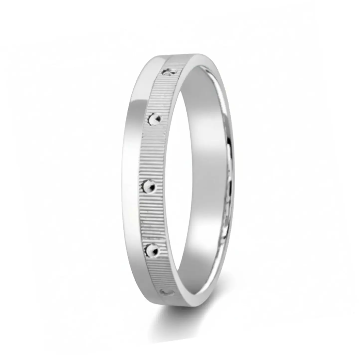 Alianza combinada brillo y rayada 1