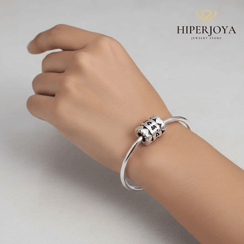 Abalorio mamá en plata 