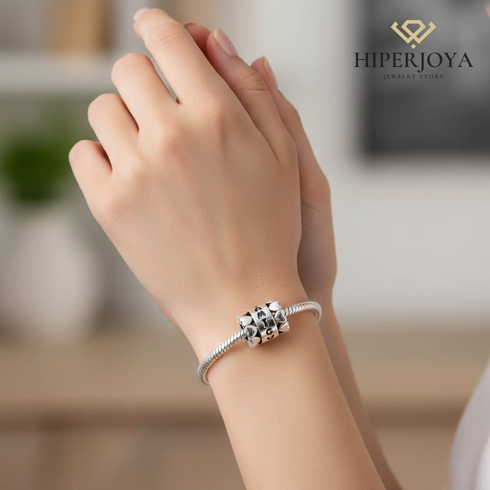 Abalorio amiga plata 1