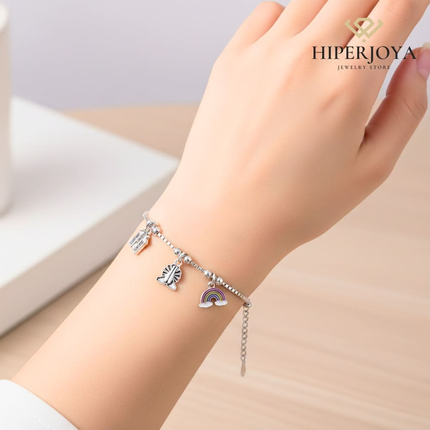 Pulsera de la familia plata 1