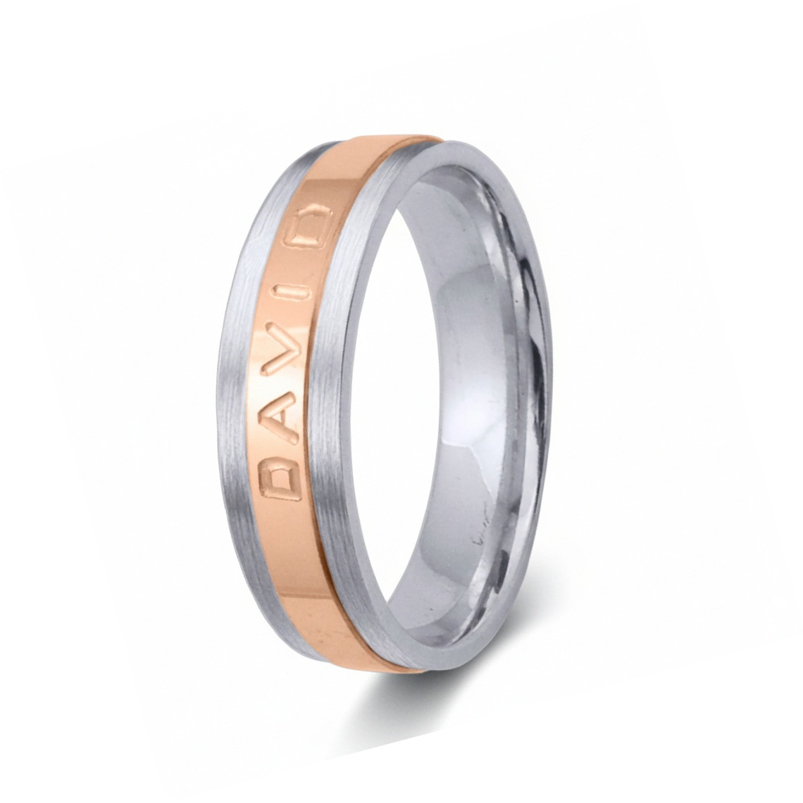 Alianza de oro 18k con nombre  13