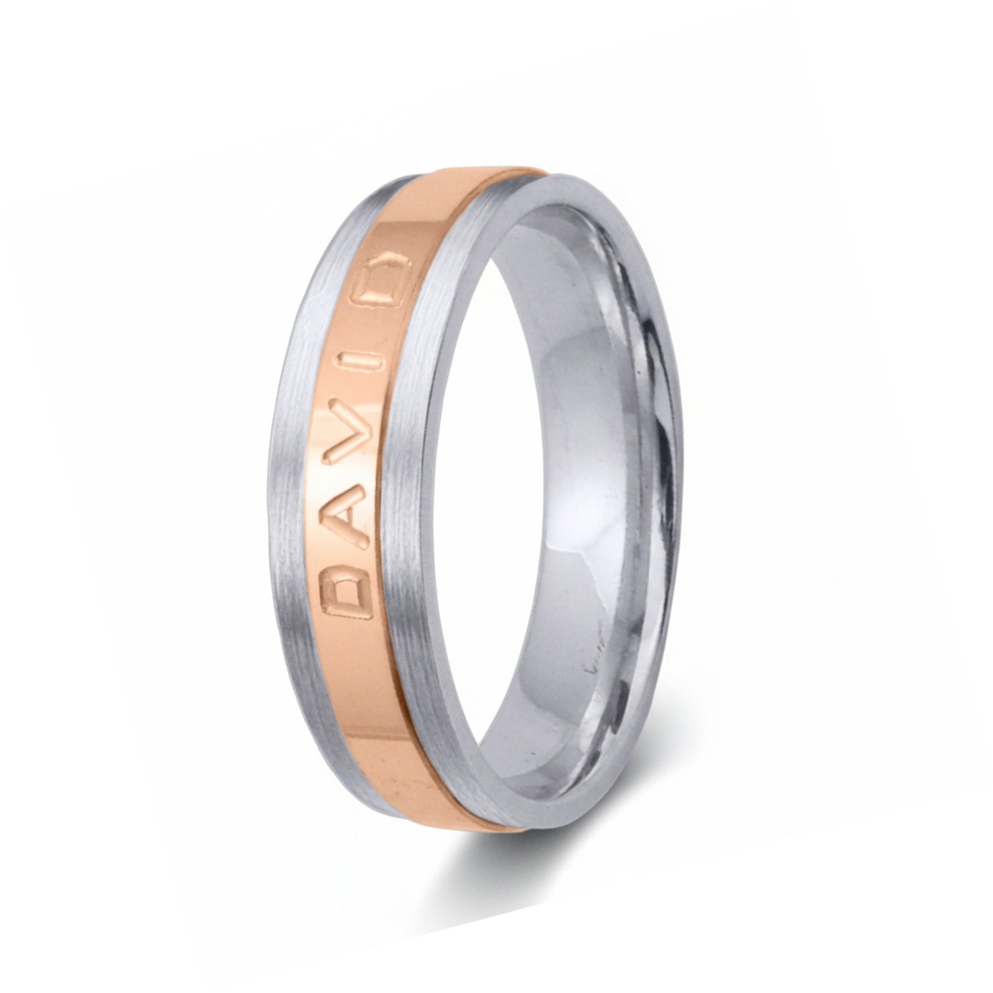 Alianza de oro 18k con nombre  24