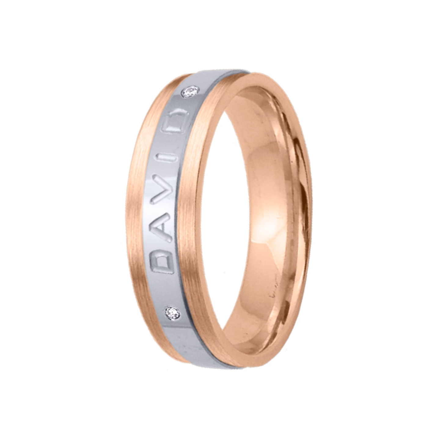 Alianza de oro 18k con nombre  23