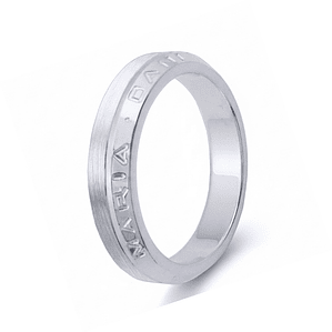 Alianza de oro 18k personalizada