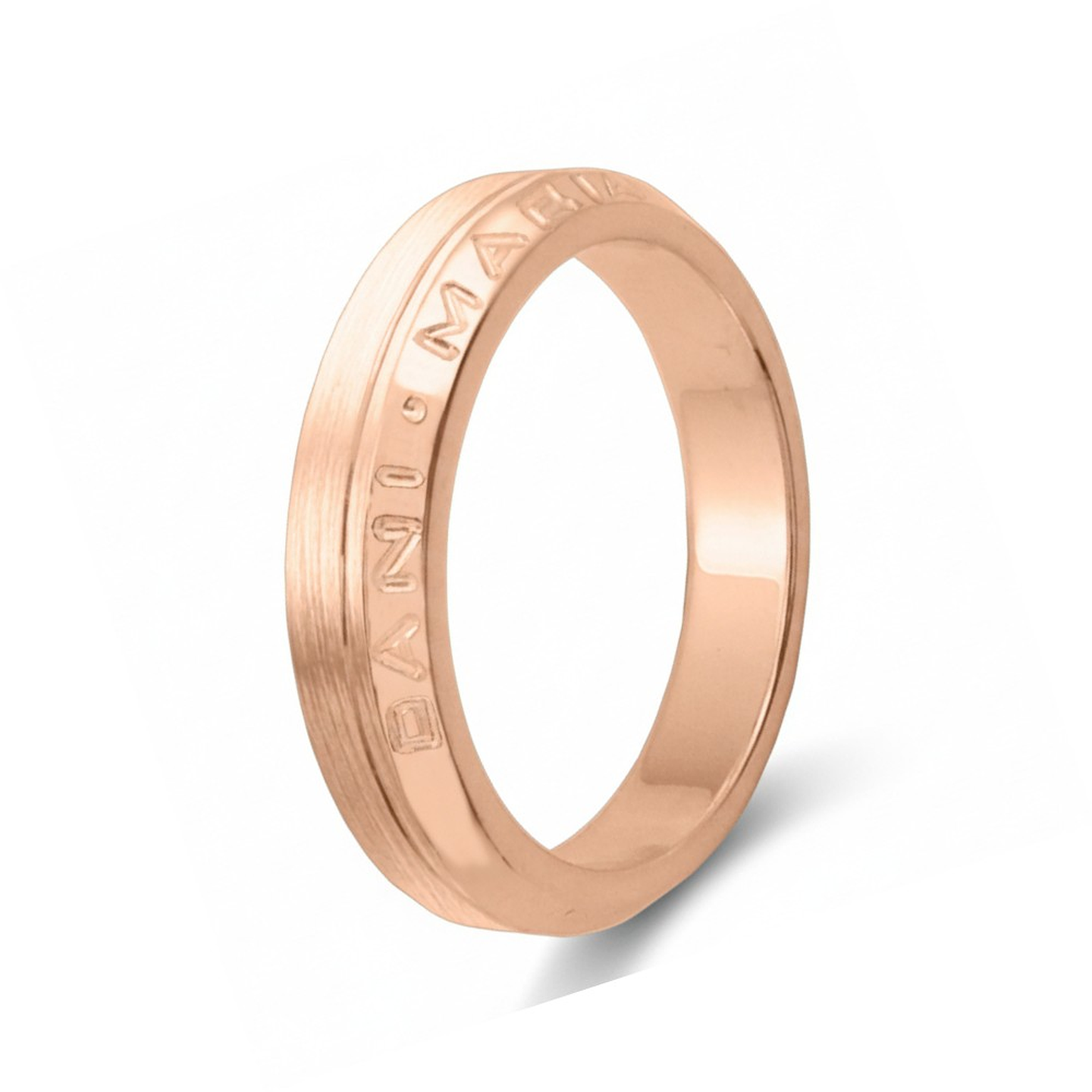 Alianza de oro 18k personalizada 6