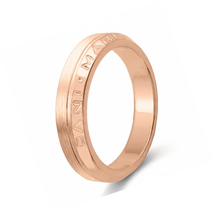 Alianza de oro 18k personalizada