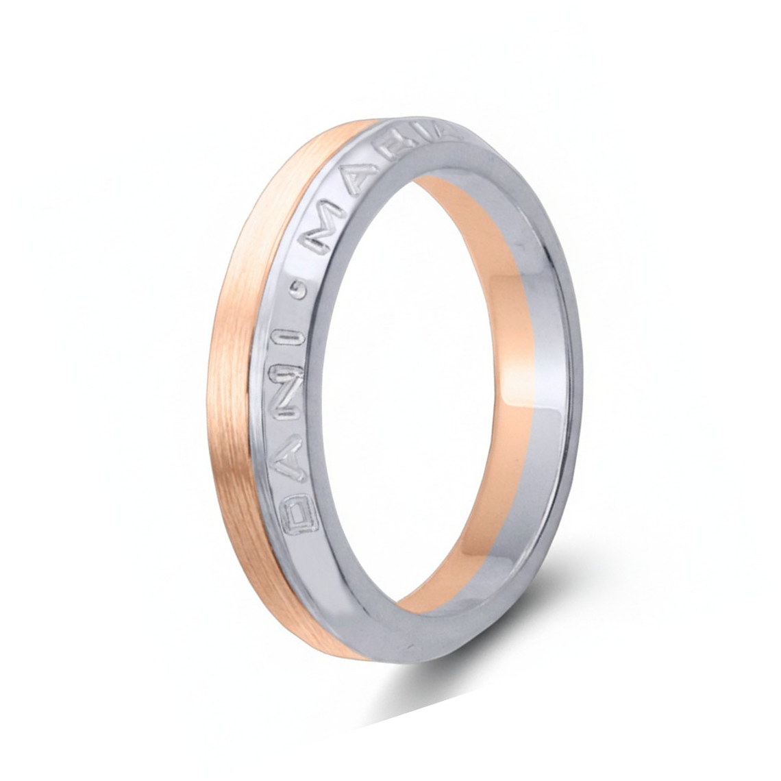 Alianza de oro 18k personalizada 7