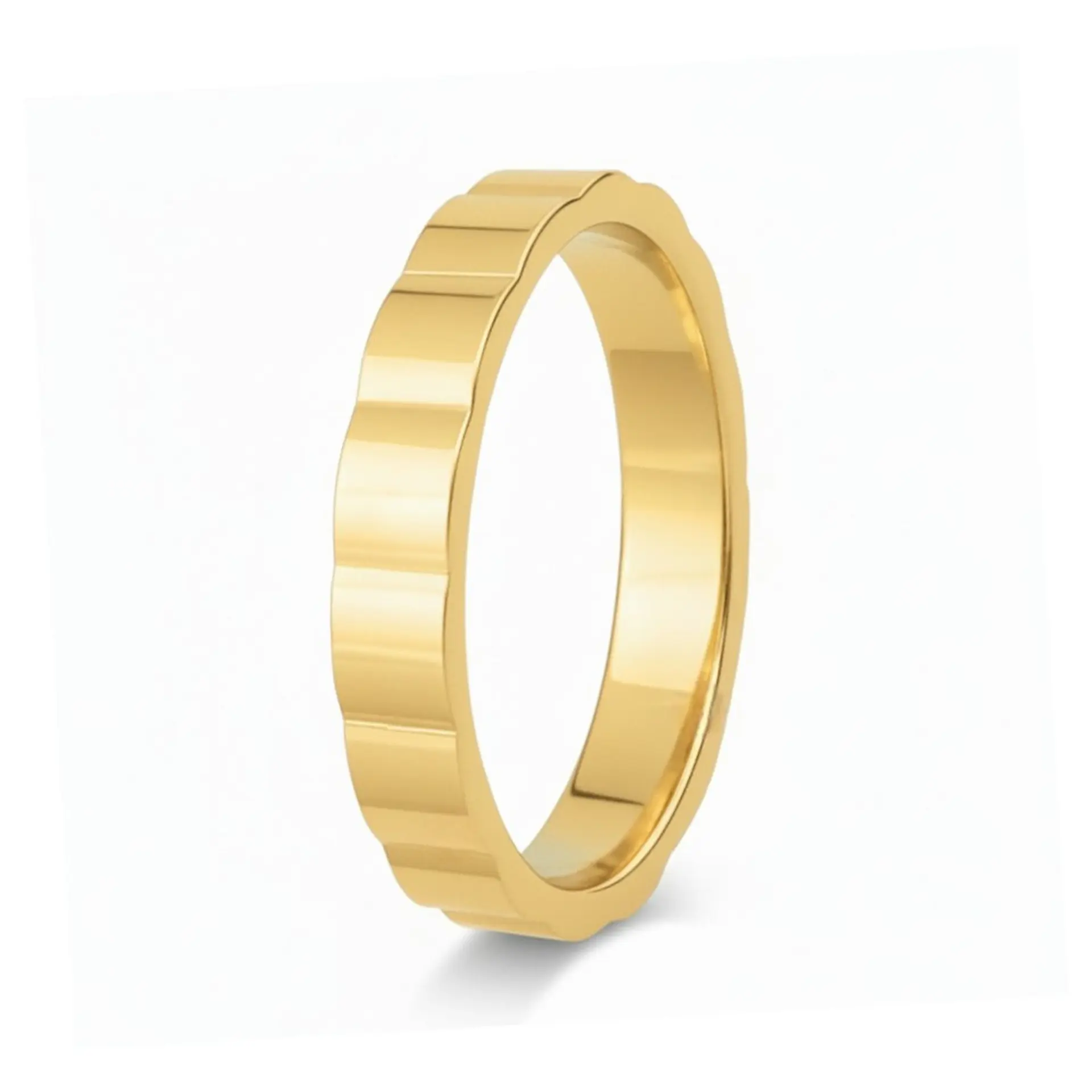 Alianza cubic de oro 18k  1