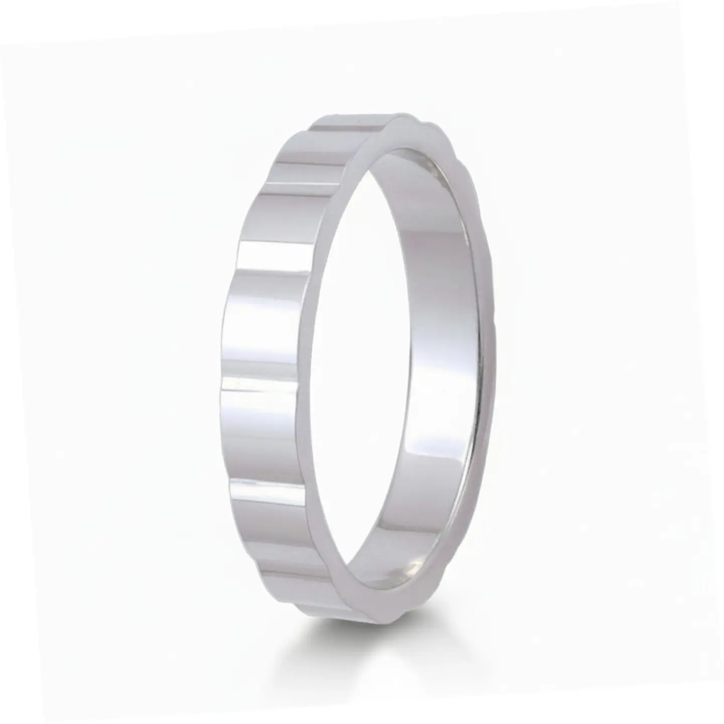 Alianza cubic oro blanco 18k 1