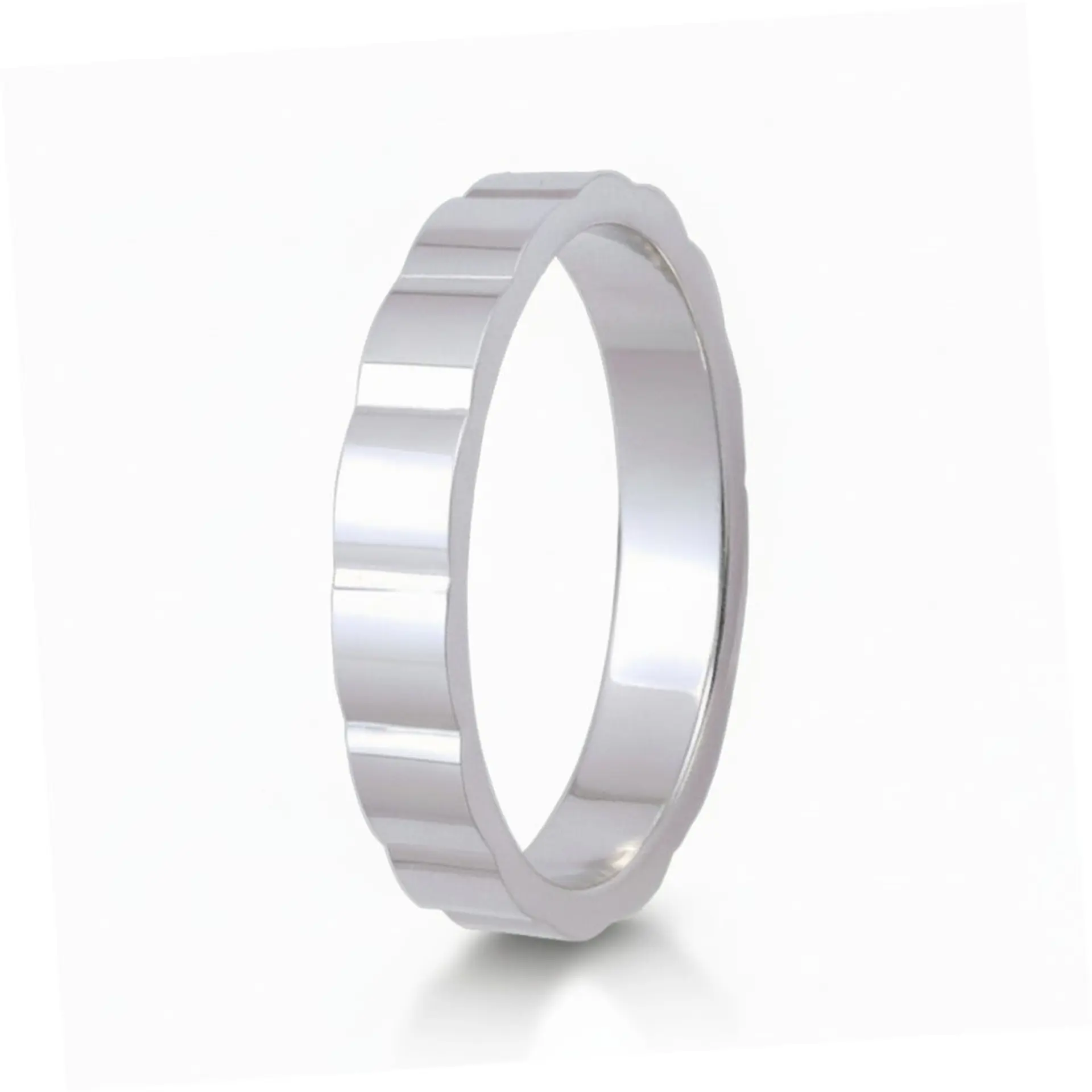 Alianza cubic oro blanco 18k 1