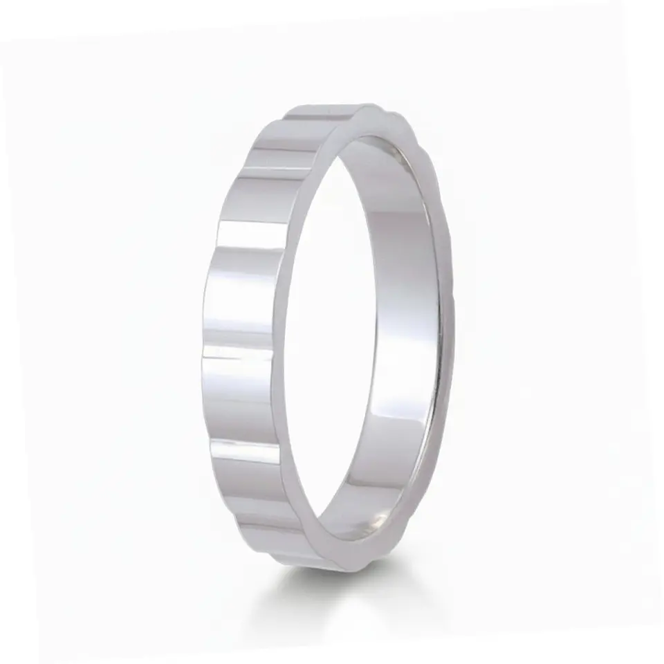 Alianza cubic oro blanco 18k 1