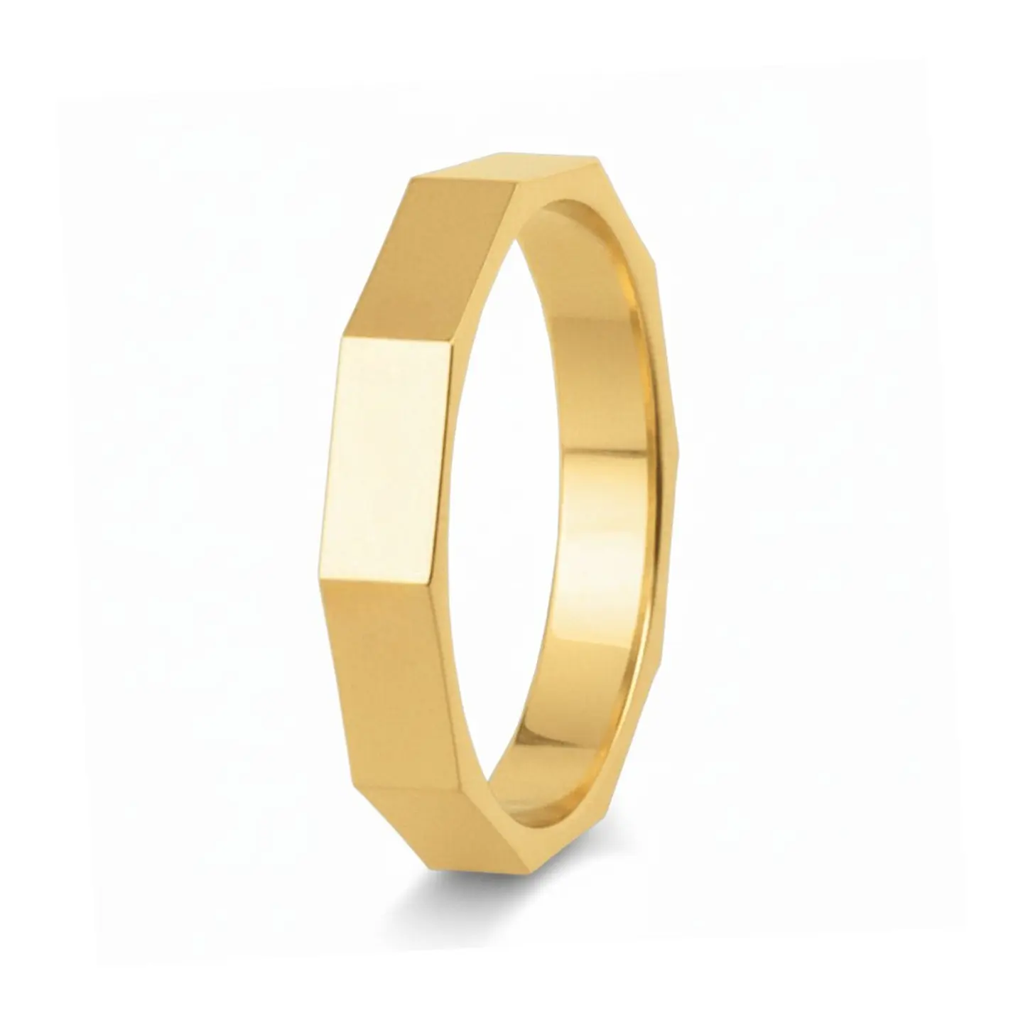 Alianza cubic oro de 18k  1