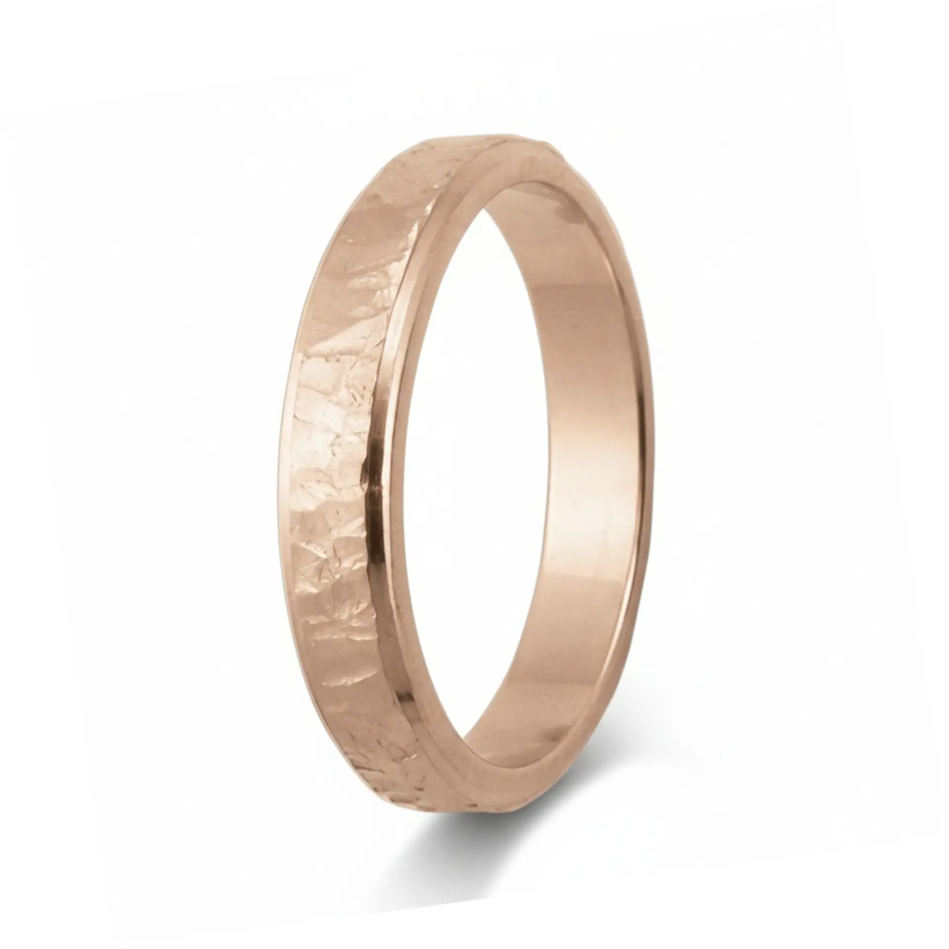 Alianza en oro rosa de 18k  1