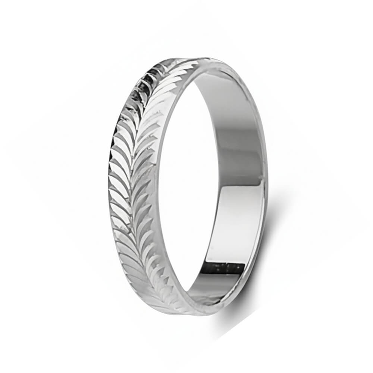 Alianza tallada en plata de ley 925 1